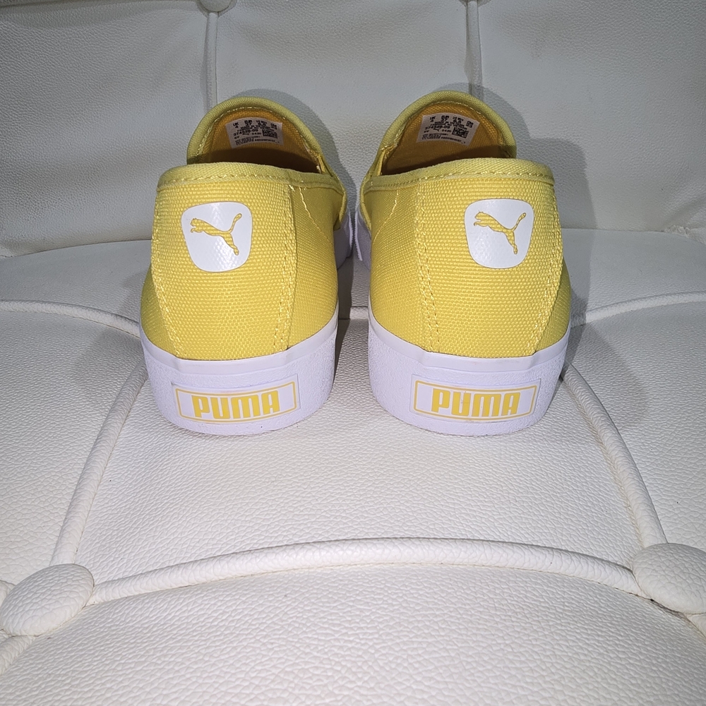 Puma Yellow Slip-On Flats - Picture 4 of 5